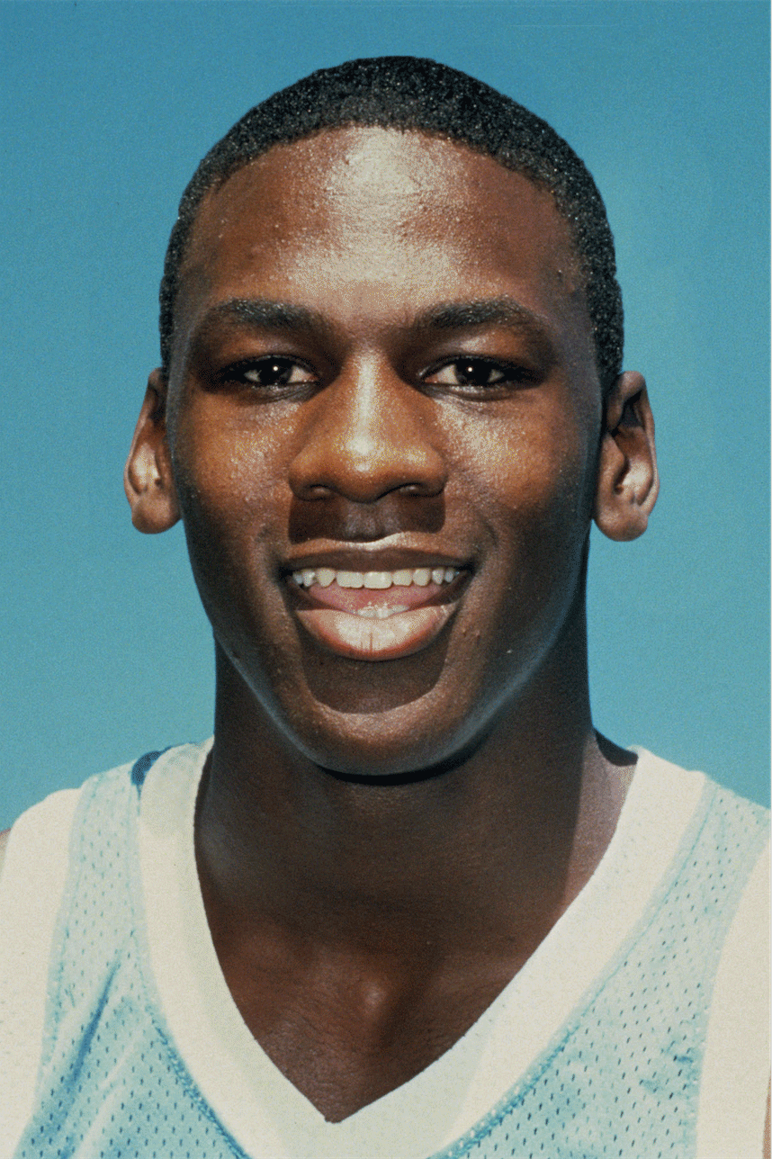 Gif of Michael Jordan at the free throw line