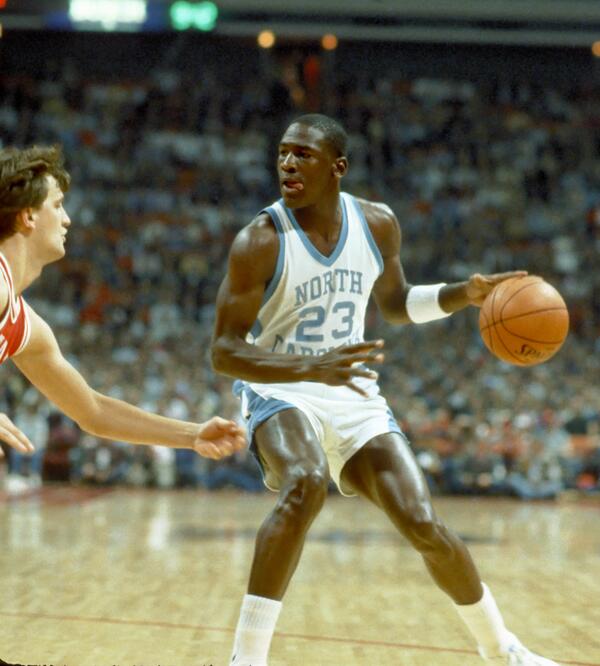 MJ dribbling