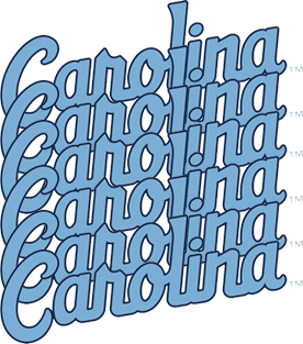 UNC Carolina script logo