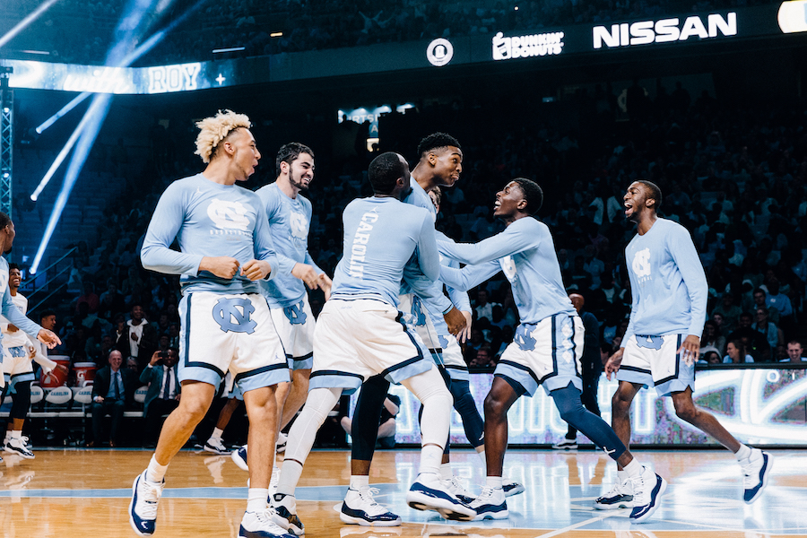 Current UNC players wearing the AJXI